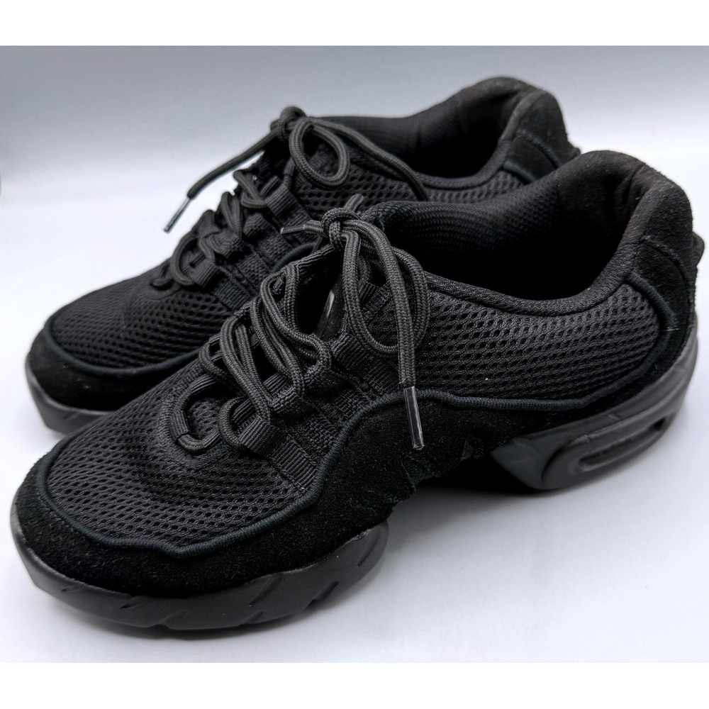 Bloch Boost DRT S0538 Black Mesh Split Sole Dance Sneakers Womens 9.5 Mens 7.5 - Picture 12 of 13
